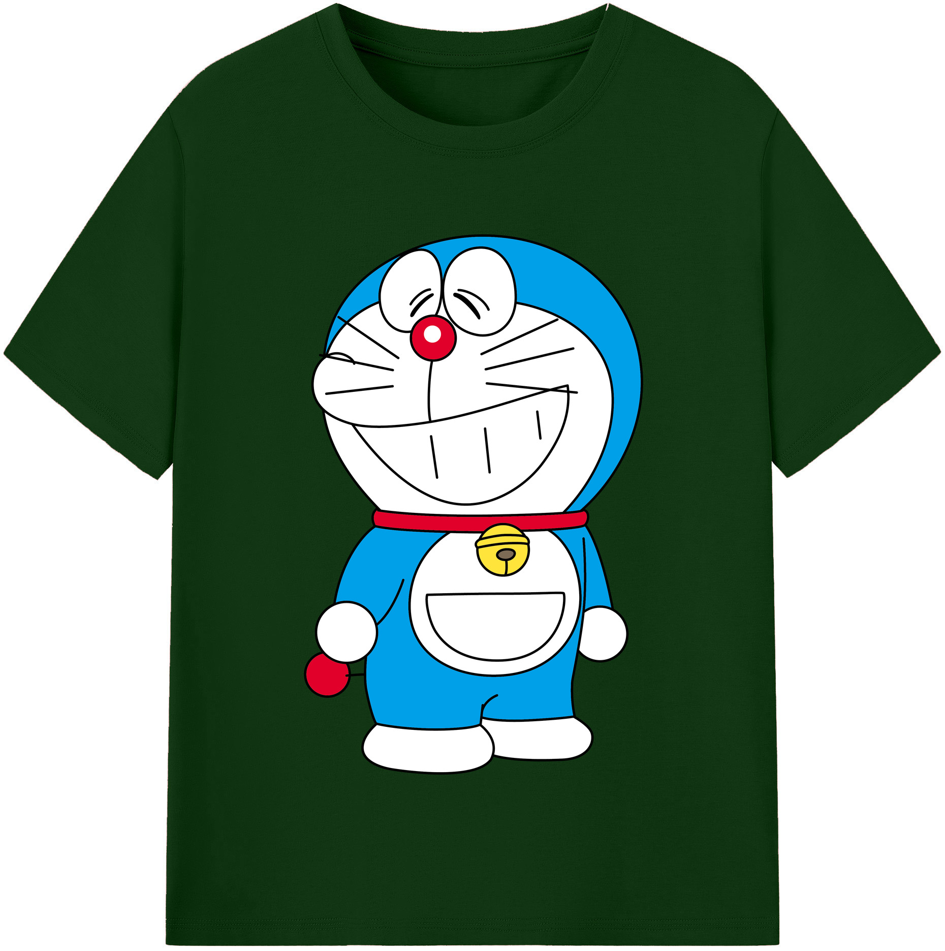 （画像用） ドラえもん Doraemon 綿100％半袖Tシャツ（フロントプリント）